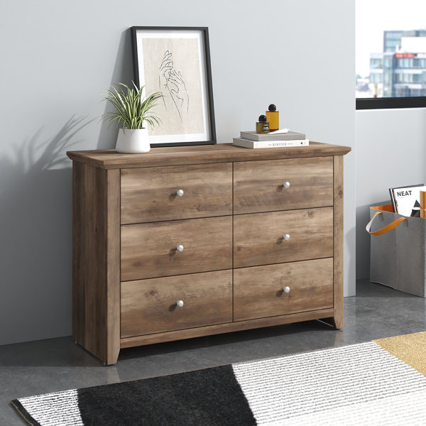 Nelda 6 drawer store double dresser